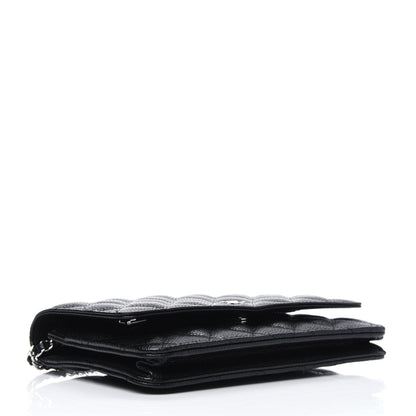 Chanel Caviar Quilted Wallet On Chain WOC Black 3 of 14