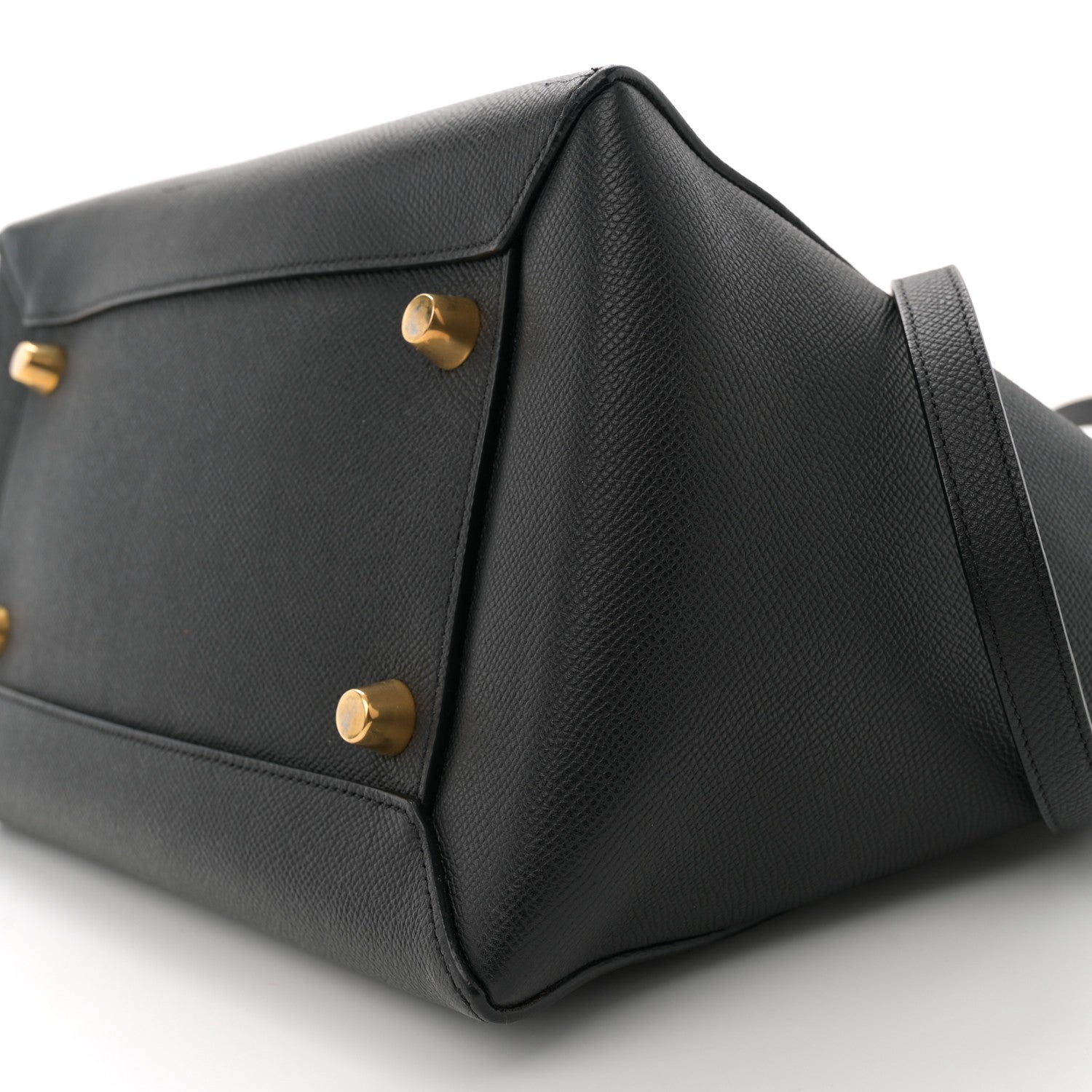 Celine Grained Calfskin Mini Belt Bag Black 9 of 10