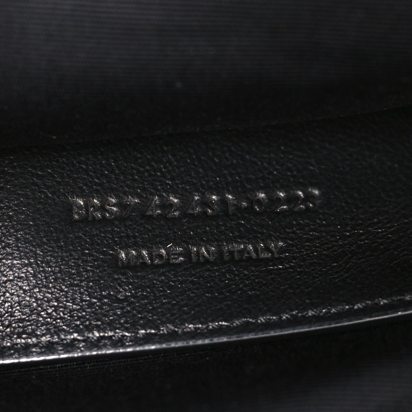 Lambskin Matelasse Monogram Large Jamie 4.3 Black