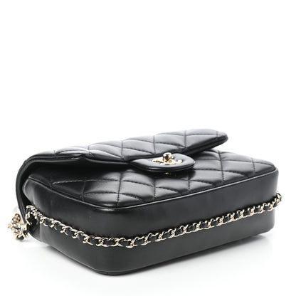 Chanel Lambskin Quilted Small My Precious Flap Black 4 of 10