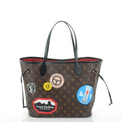 Louis Vuitton Monogram World Tour Neverfull MM 3 of 9
