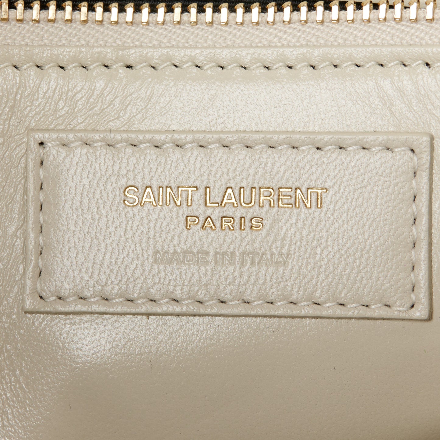 Smooth Calfskin Carre Satchel Crema Soft