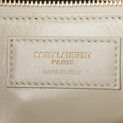 Saint Laurent Smooth Calfskin Carre Satchel Crema Soft 6 of 12