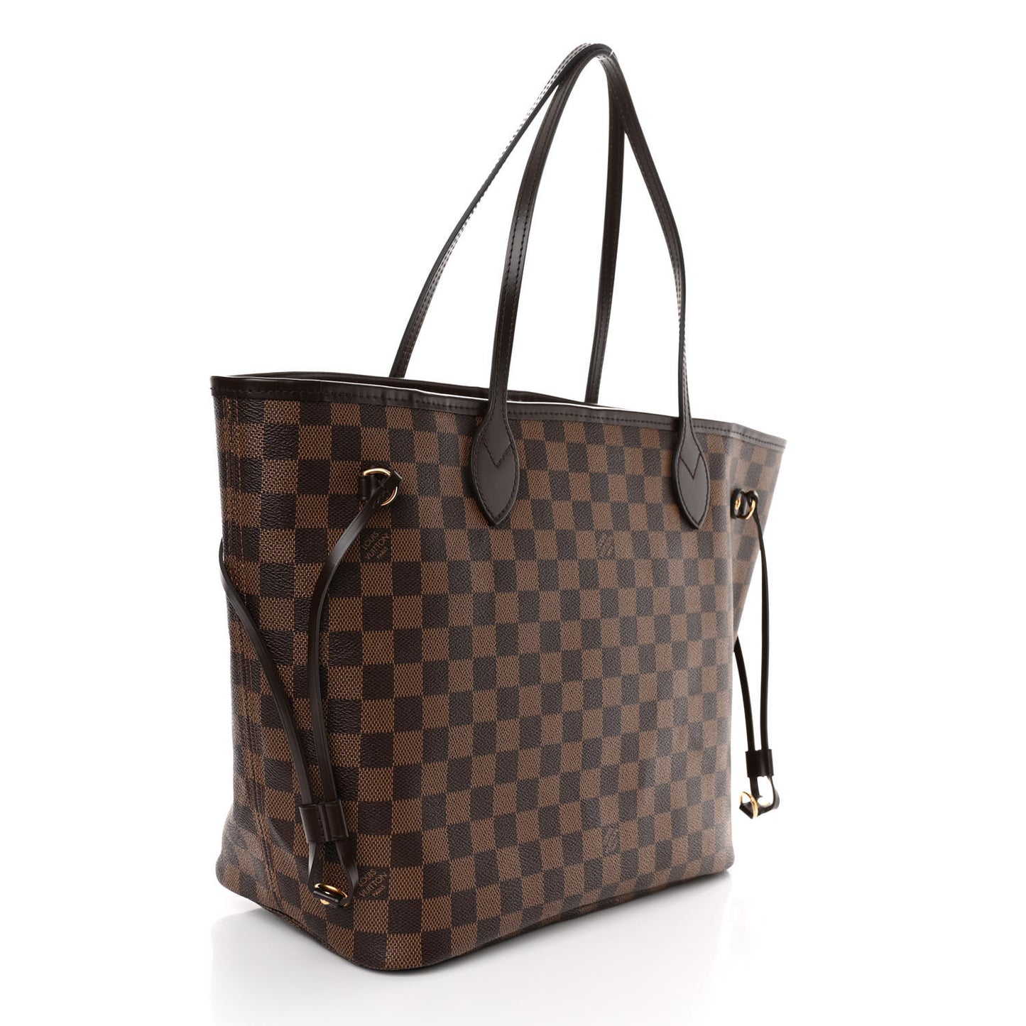 Damier Ebene Neo Neverfull MM Rose Ballerine