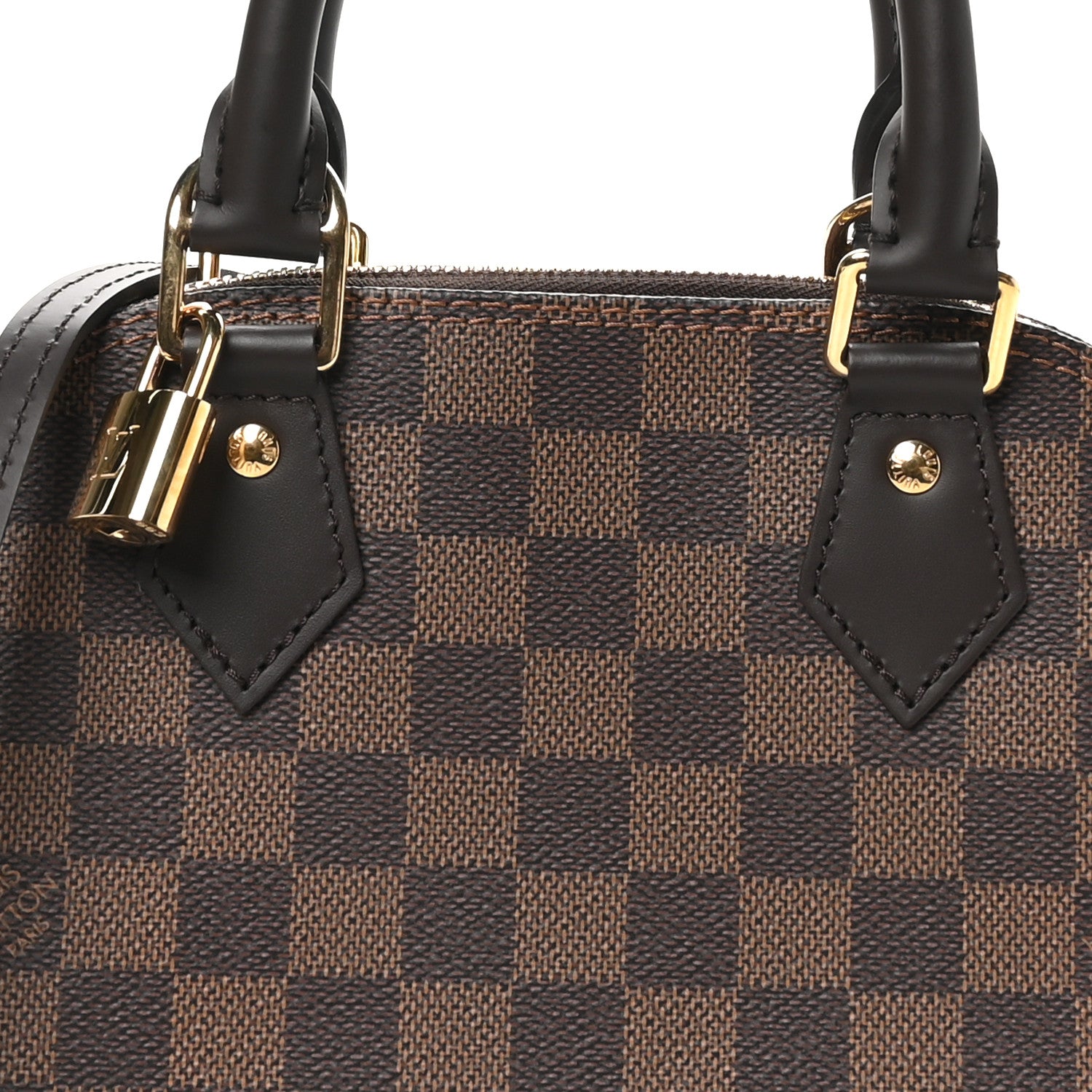 Louis Vuitton Damier Ebene Alma BB 7 of 9