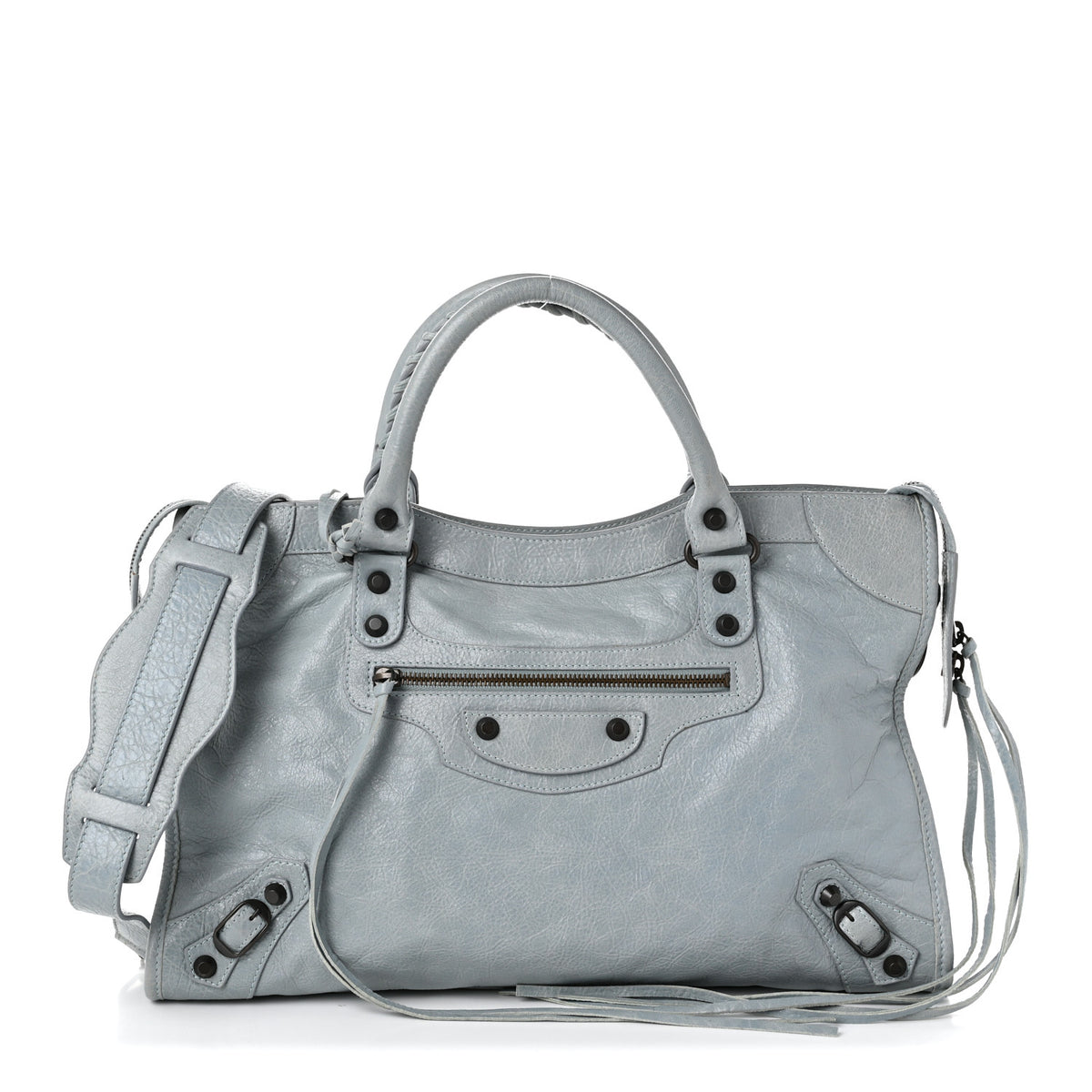 Balenciaga Agneau Classic Hardware City Bleu Acier Ciel 1 of 12