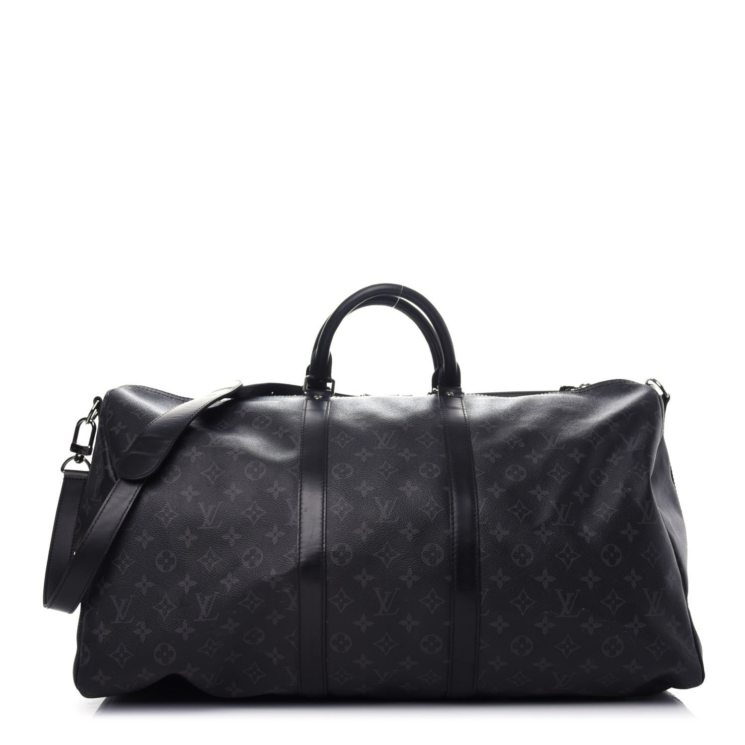 Louis Vuitton Monogram Eclipse Keepall Bandouliere 55 1 of 9