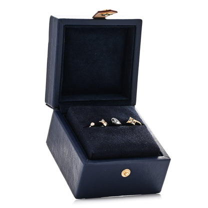 Louis Vuitton 18K Yellow Pink White Gold Diamond Idylle Blossom Ring 3 Set 50 5.25 5 of 5