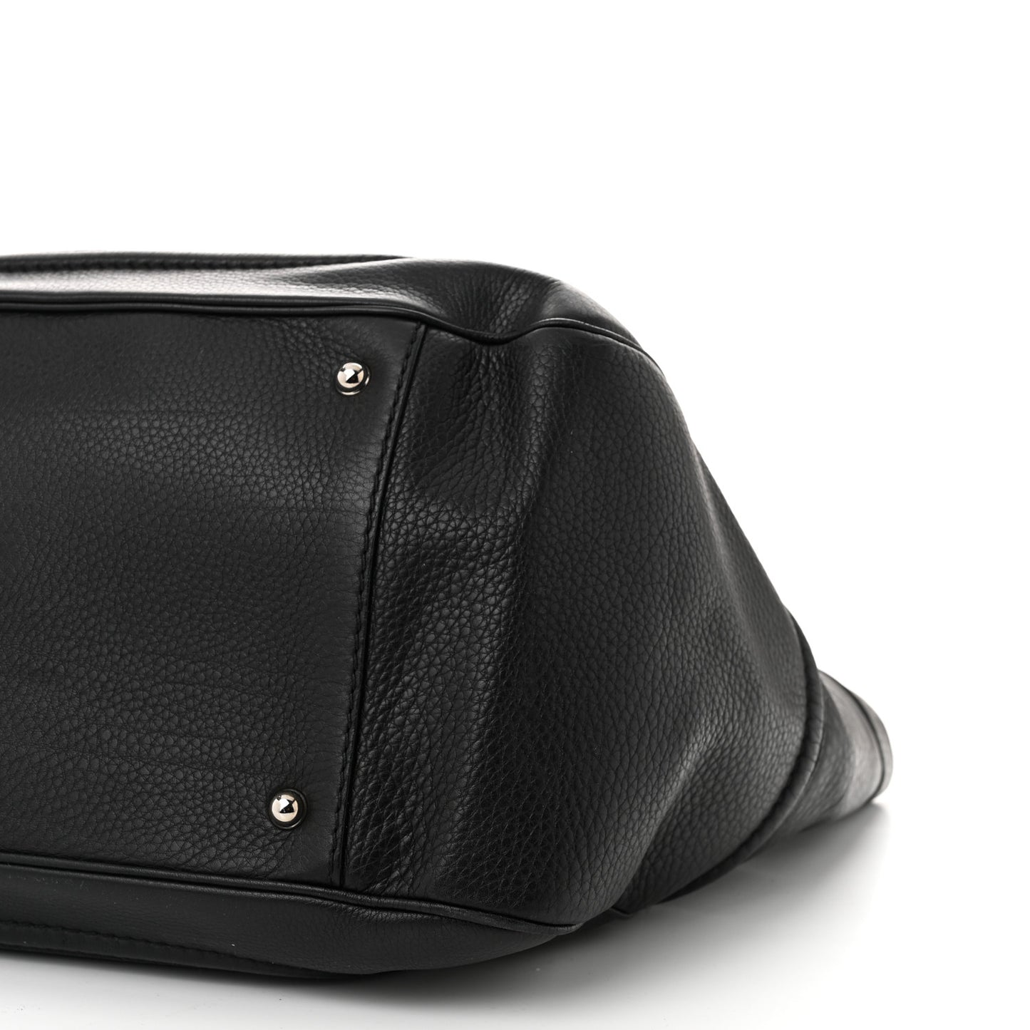 Calfskin New Bamboo Medium Tassel Tote Black