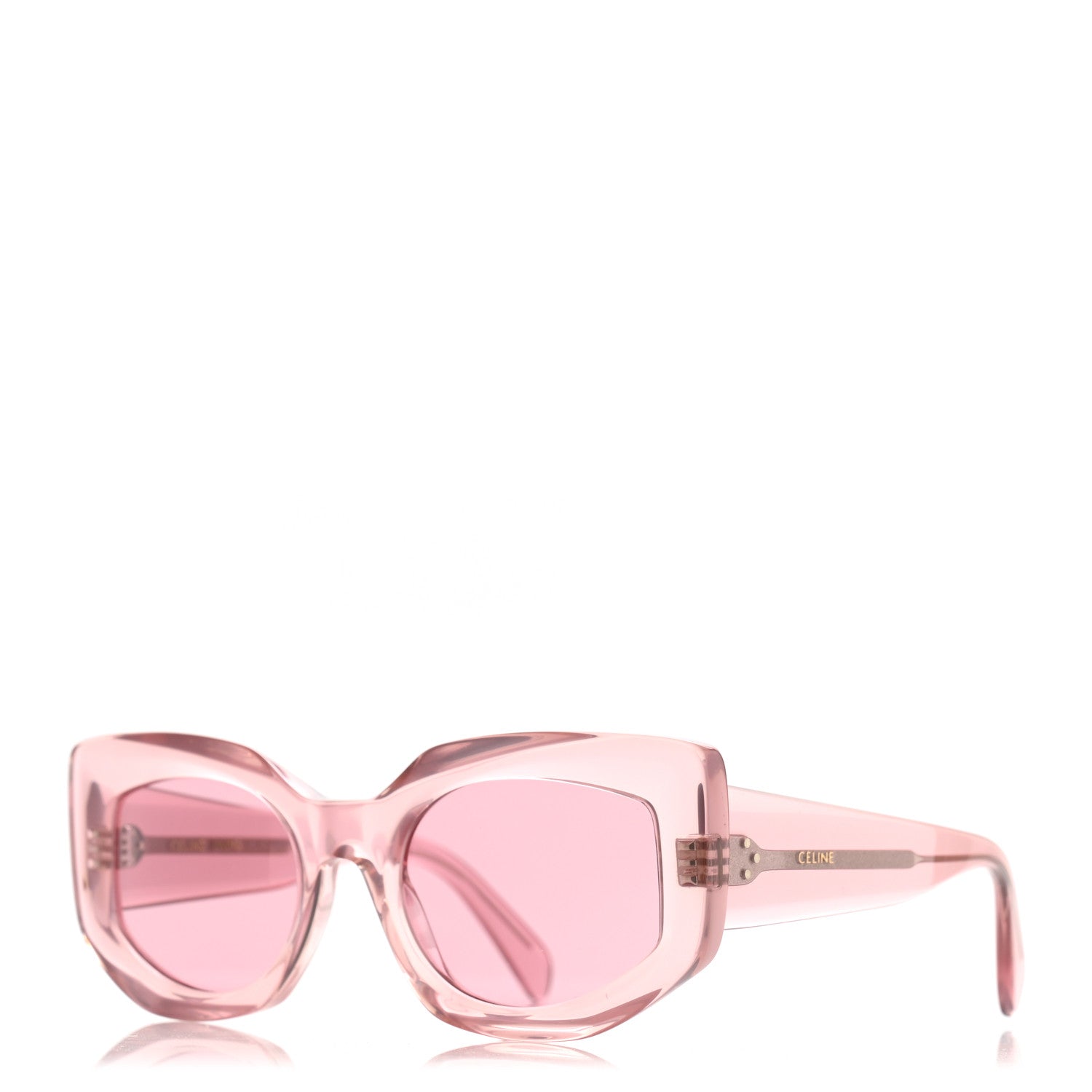 Celine Acetate Bold Sunglasses CL402771 Pink 1 of 7