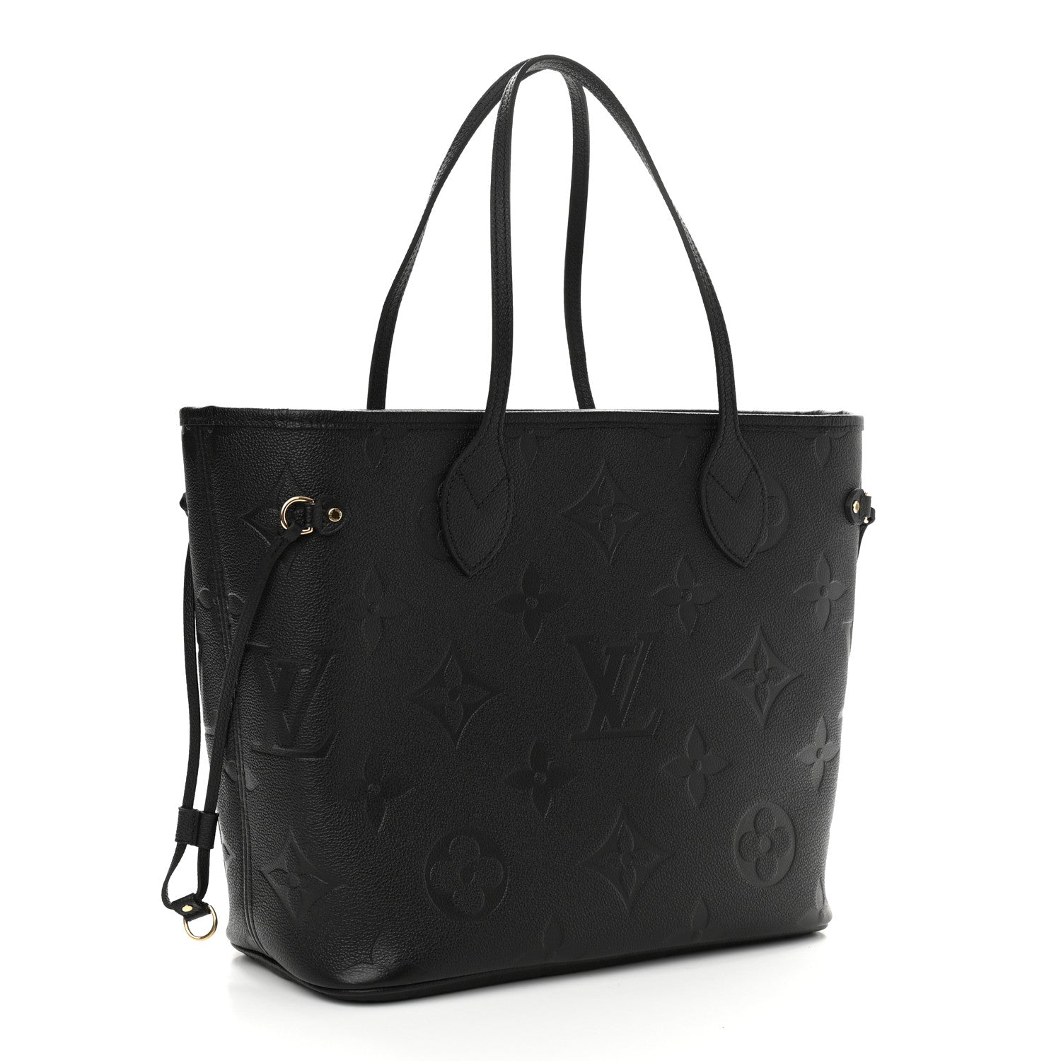 Louis Vuitton Empreinte Monogram Giant Neverfull MM Black 4 of 12