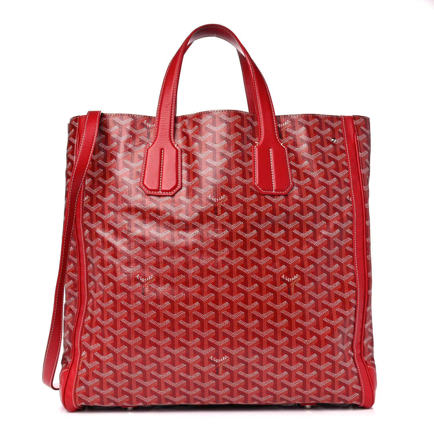 Goyard Goyardine Voltaire Tote Red 1 of 23