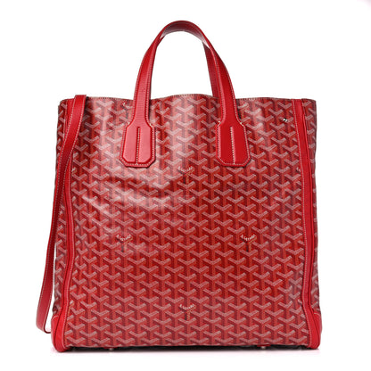 Goyard Goyardine Voltaire Tote Red 1 of 23