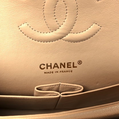 Chanel Caviar Quilted Medium Double Flap Beige Clair 6 of 12