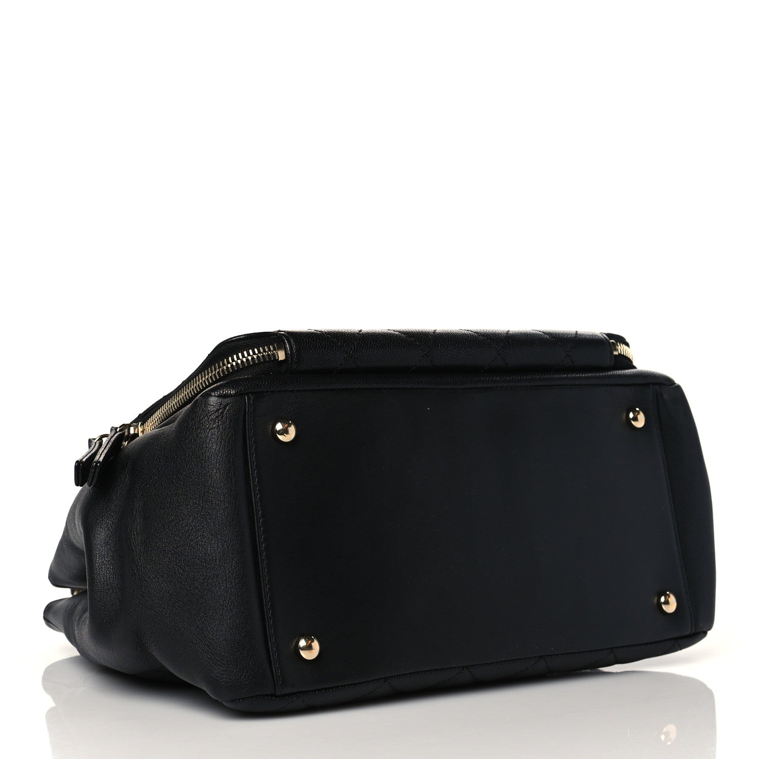 Chanel Caviar Quilted Small Business Affinity Shopping Bag Black 4 of 10