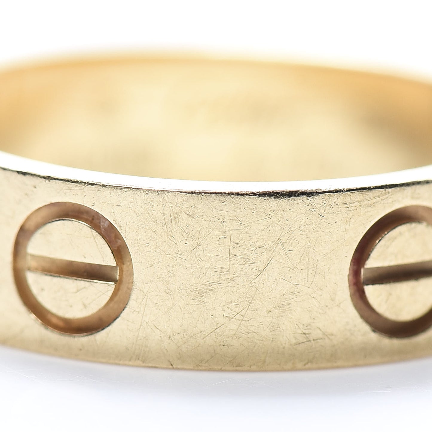 18K Yellow Gold 5.5mm LOVE Ring 54 6.75