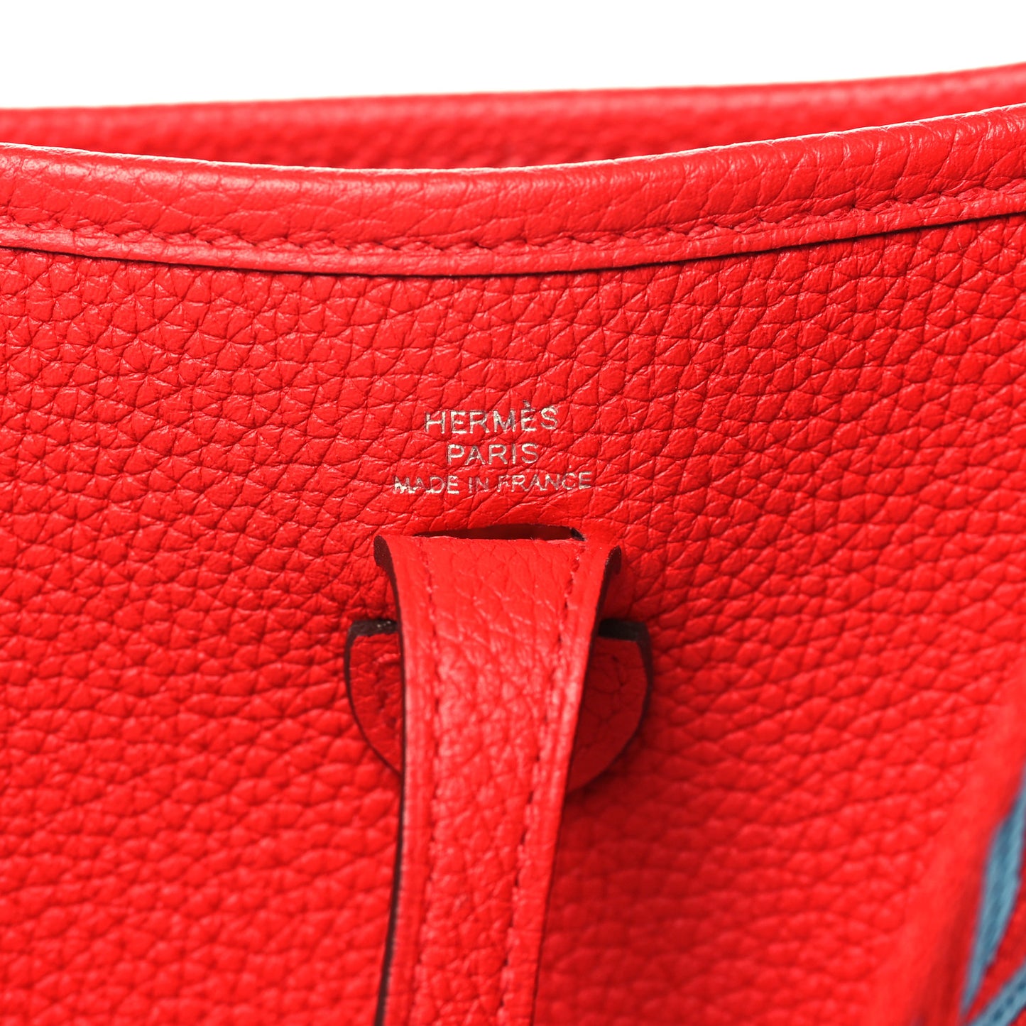Taurillon Maurice Zigzag Sangle Evelyne TPM Rouge De Coeur Bleu Du Nord