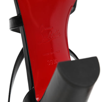 Christian Louboutin Nappa Loubi Bee Kid 85 Sandals 39.5 Black 5 of 5