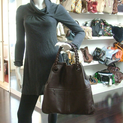 Bottega Veneta Woven Leather Julie Ebano 2 of 10
