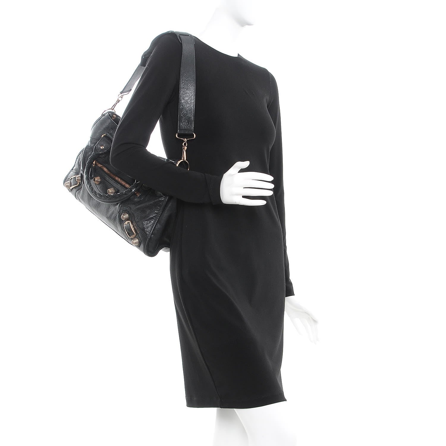 Balenciaga Agneau Giant 21 Rose Gold Hardware City Black 3 of 13