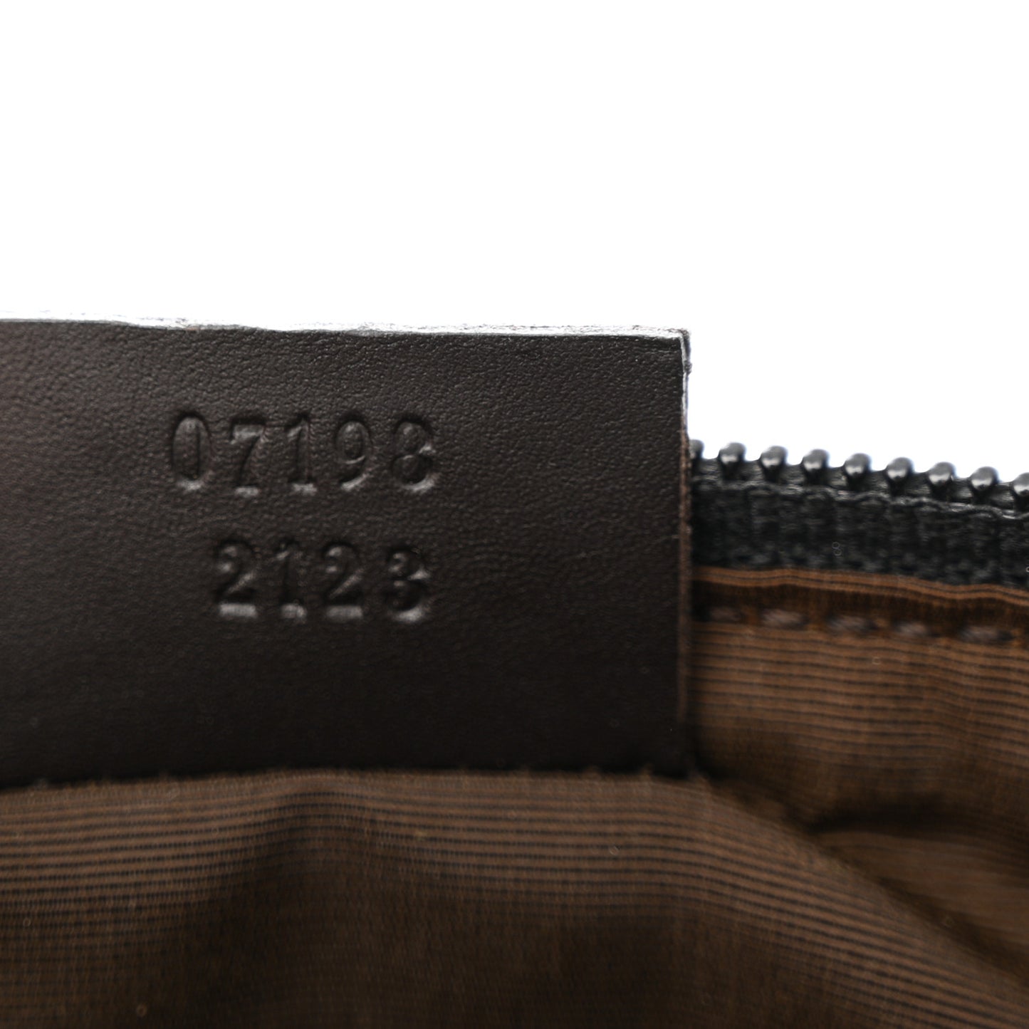 Denim Monogram Boat Pochette Dark Brown