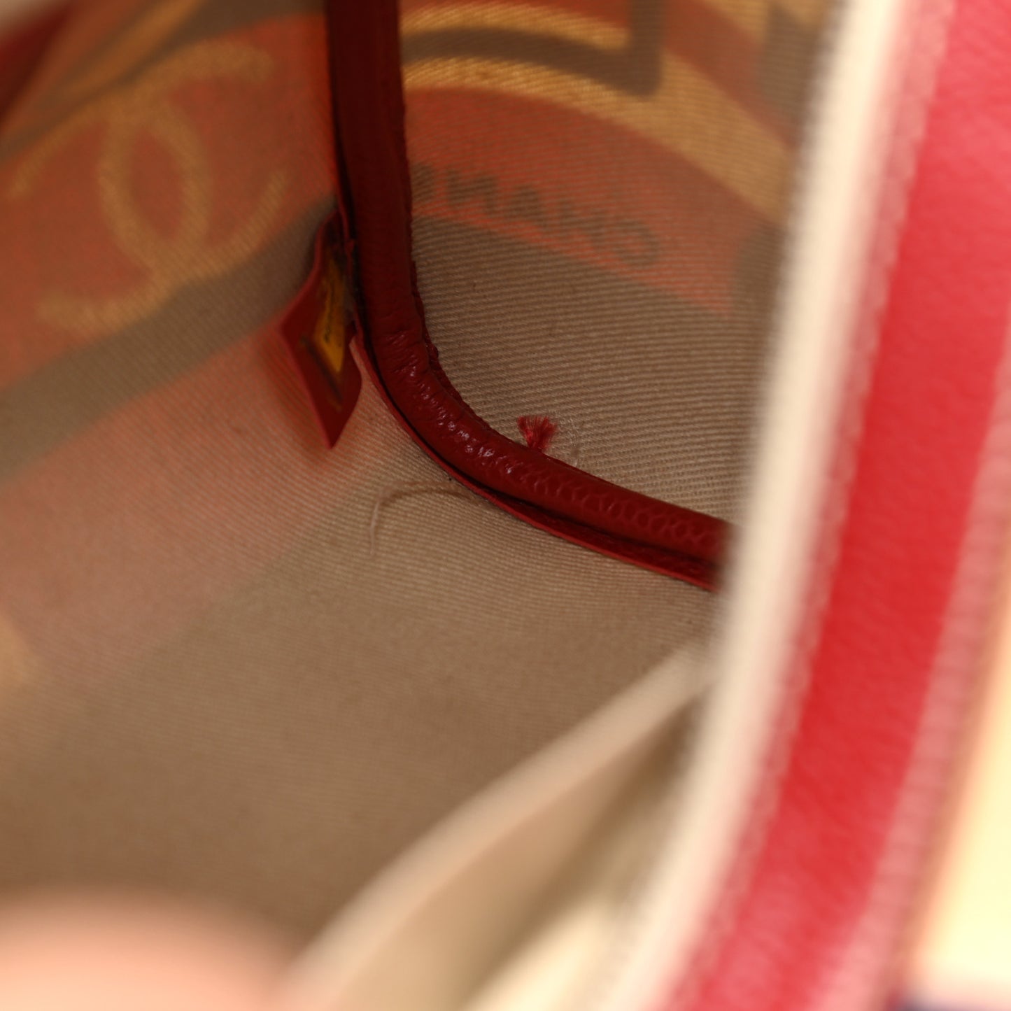 Coated Canvas Le Train Boston Bag Red