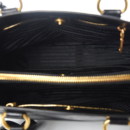 Prada Vitello Shine Top Handle Bag Black 4 of 9