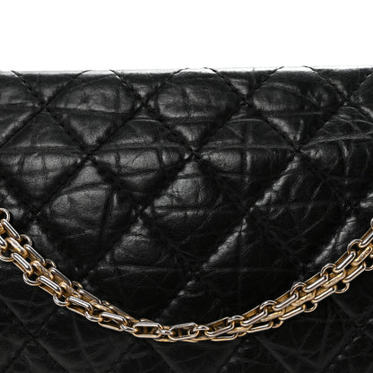 Chanel Aged Calfskin Quilted 2.55 Reissue 226 Flap Black 15 of 19