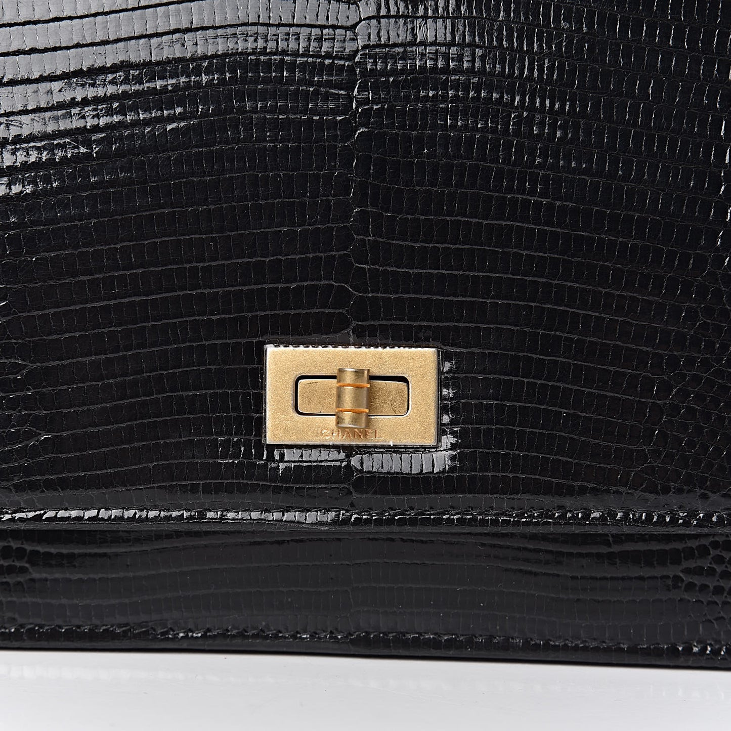 Lizard Reissue Wallet on Chain WOC Black