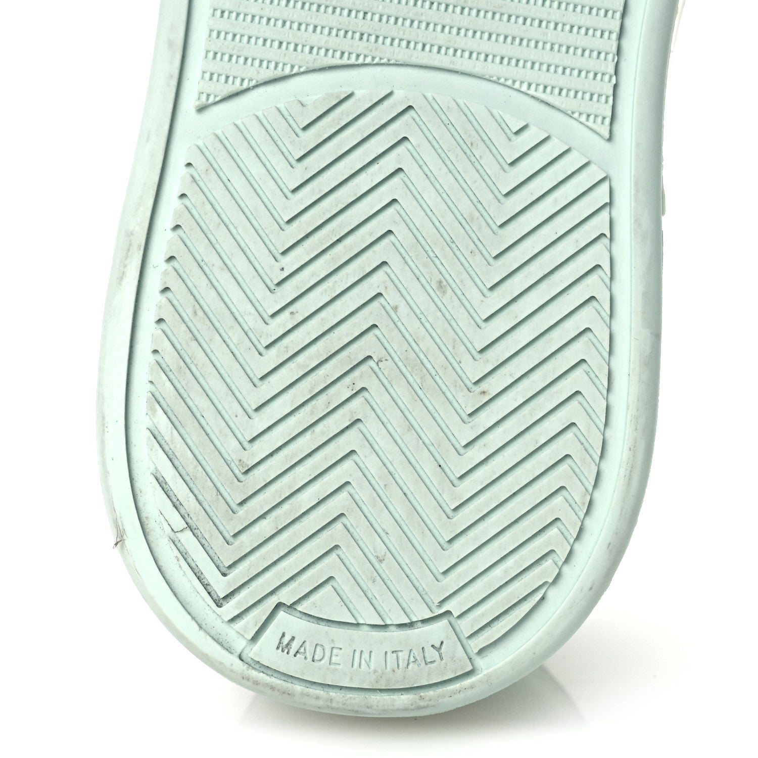 Chanel Cotton Sneakers 39.5 Light Turquoise White 8 of 9
