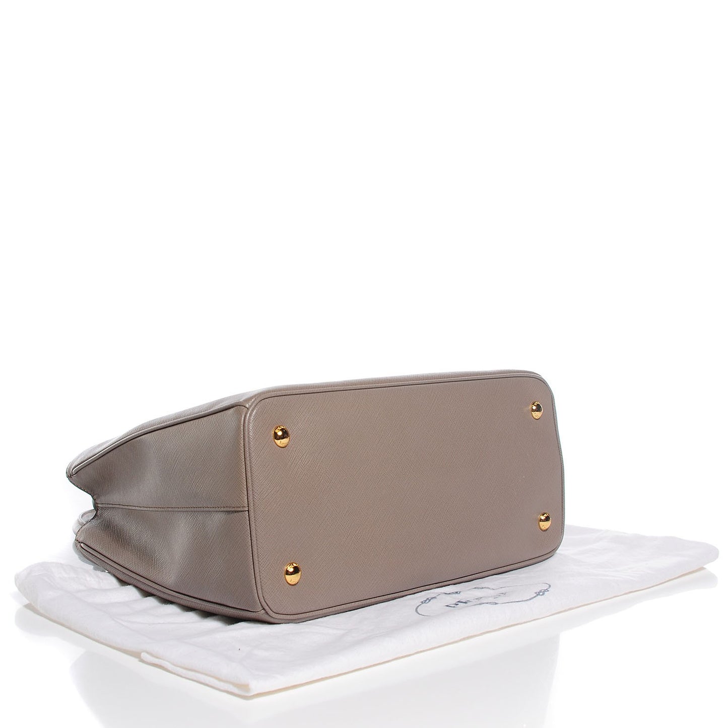 Saffiano Lux Medium Tote Argilla