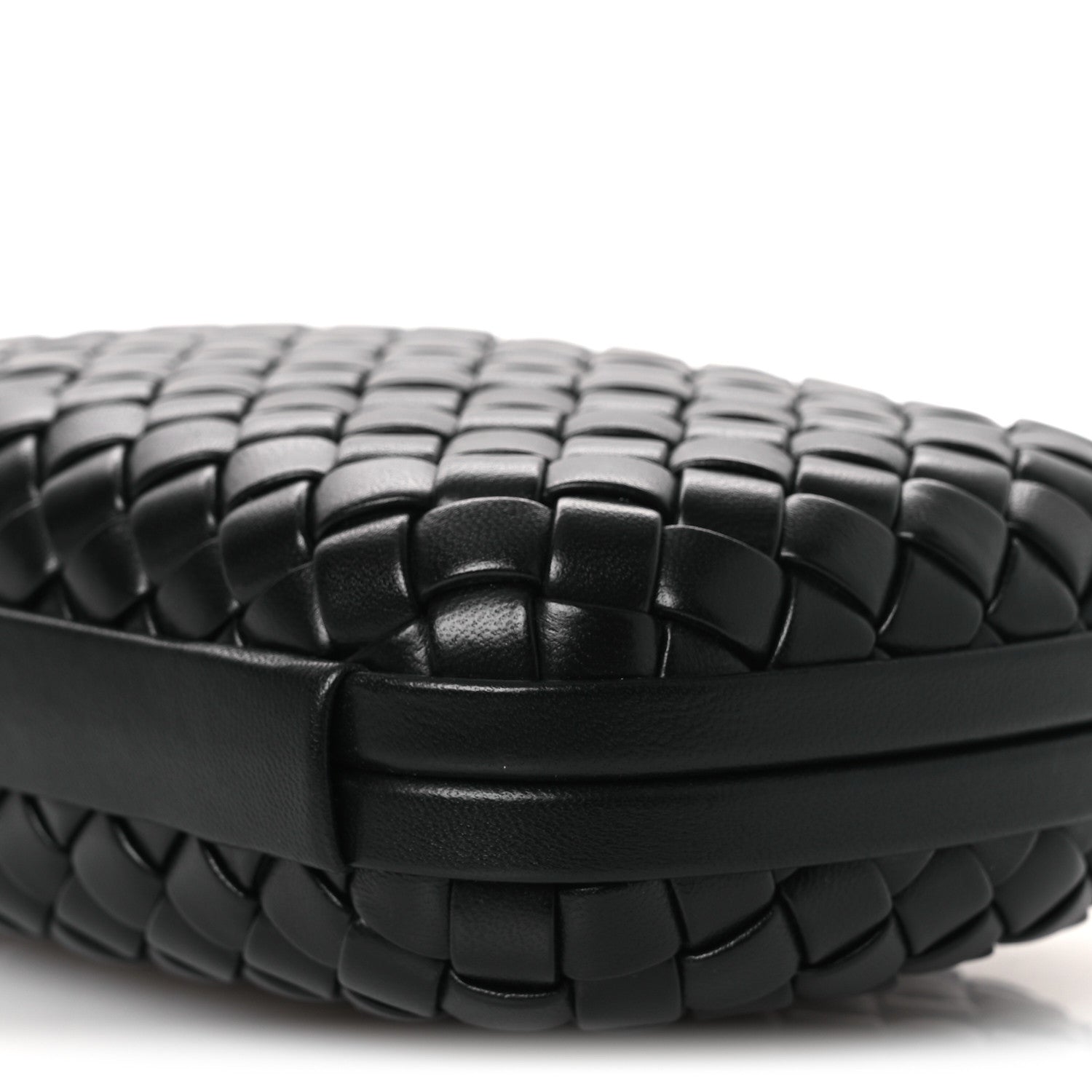 Bottega Veneta Nappa Intrecciato Knot Clutch Black 9 of 11
