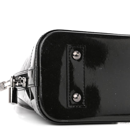 Louis Vuitton Vernis Alma BB Noir Magnetique 8 of 10