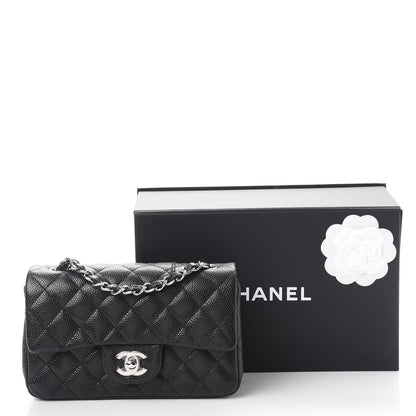 Chanel Caviar Quilted Mini Rectangular Flap Black 8 of 8