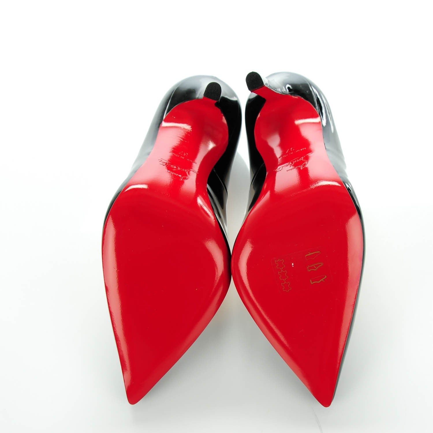 Christian Louboutin Patent Pigalle 120 Pumps 37 Black 5 of 7