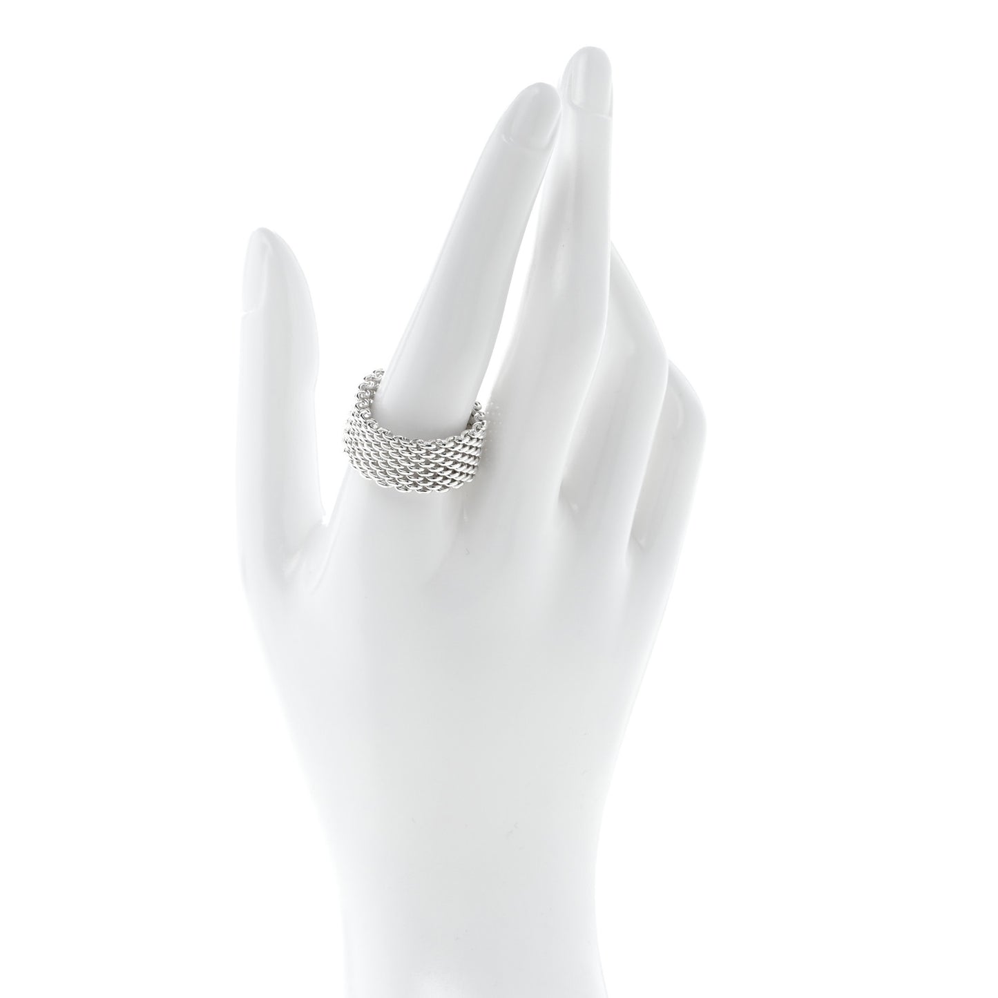 Sterling Silver Somerset Mesh Ring 66 11.5