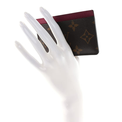 Louis Vuitton Monogram Card Holder Fuchsia 2 of 8