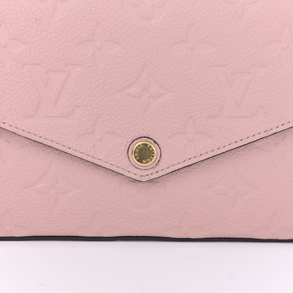 Louis Vuitton Empreinte Pochette Felicie Chain Wallet Rose Poudre 9 of 10