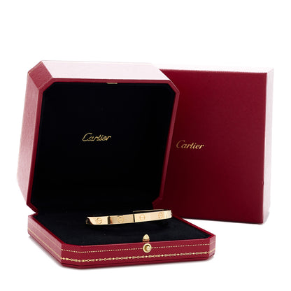 Cartier 18K Yellow Gold LOVE Cuff Bracelet 20 2 of 5