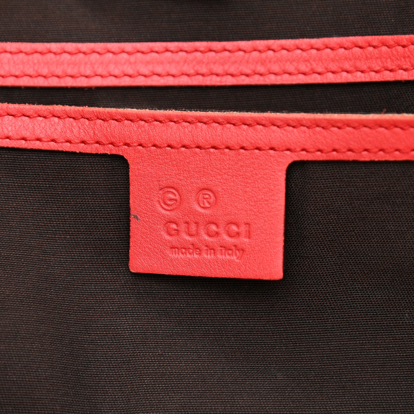 Guccissima Vitello Tender Large Joy Tote Sporting Red