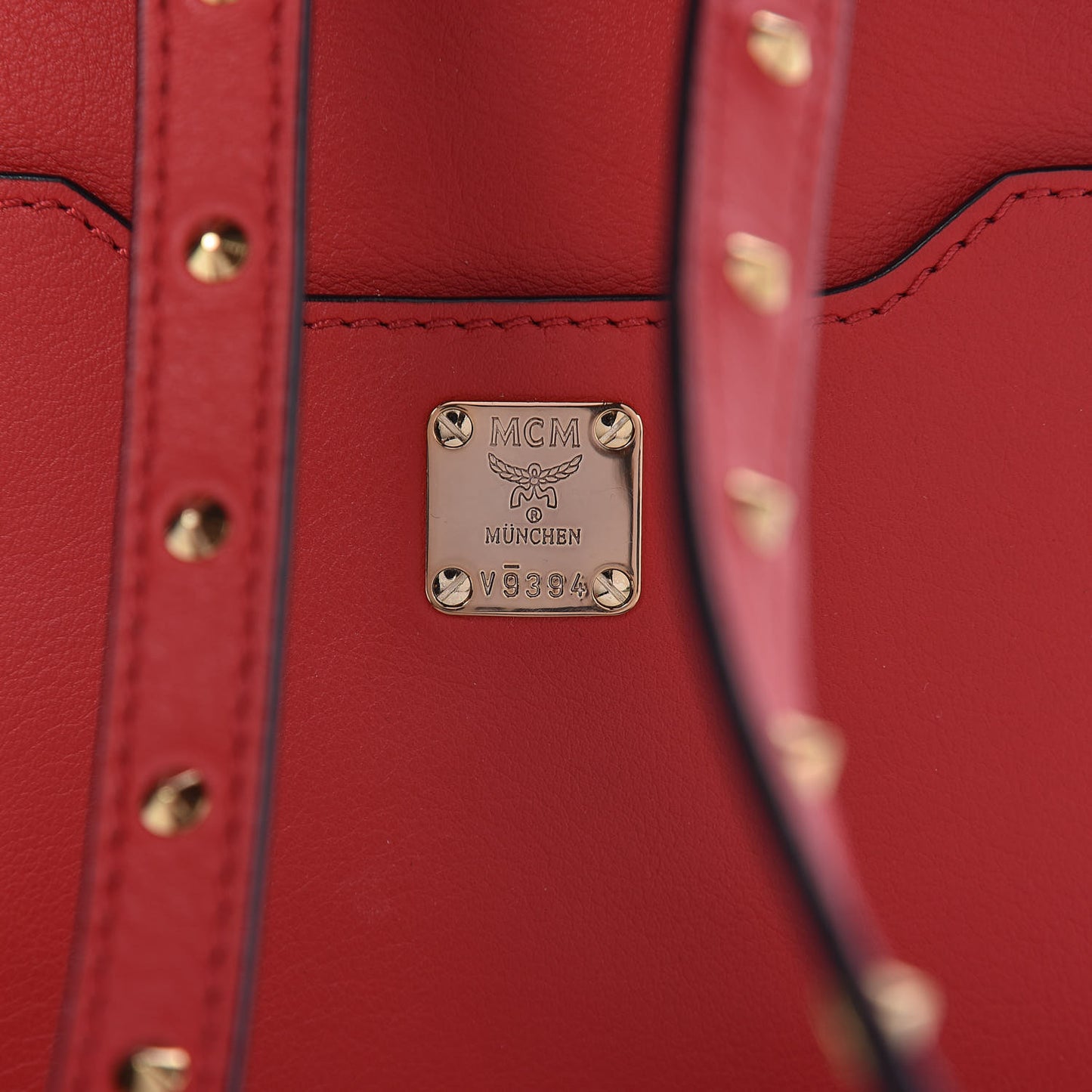 Calfskin Mini Duchess Polke Studs Backpack Red