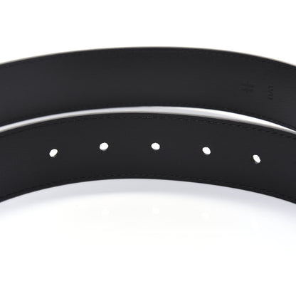 Louis Vuitton Calfskin 35mm Pont Neuf Belt 95 38 Black 8 of 9