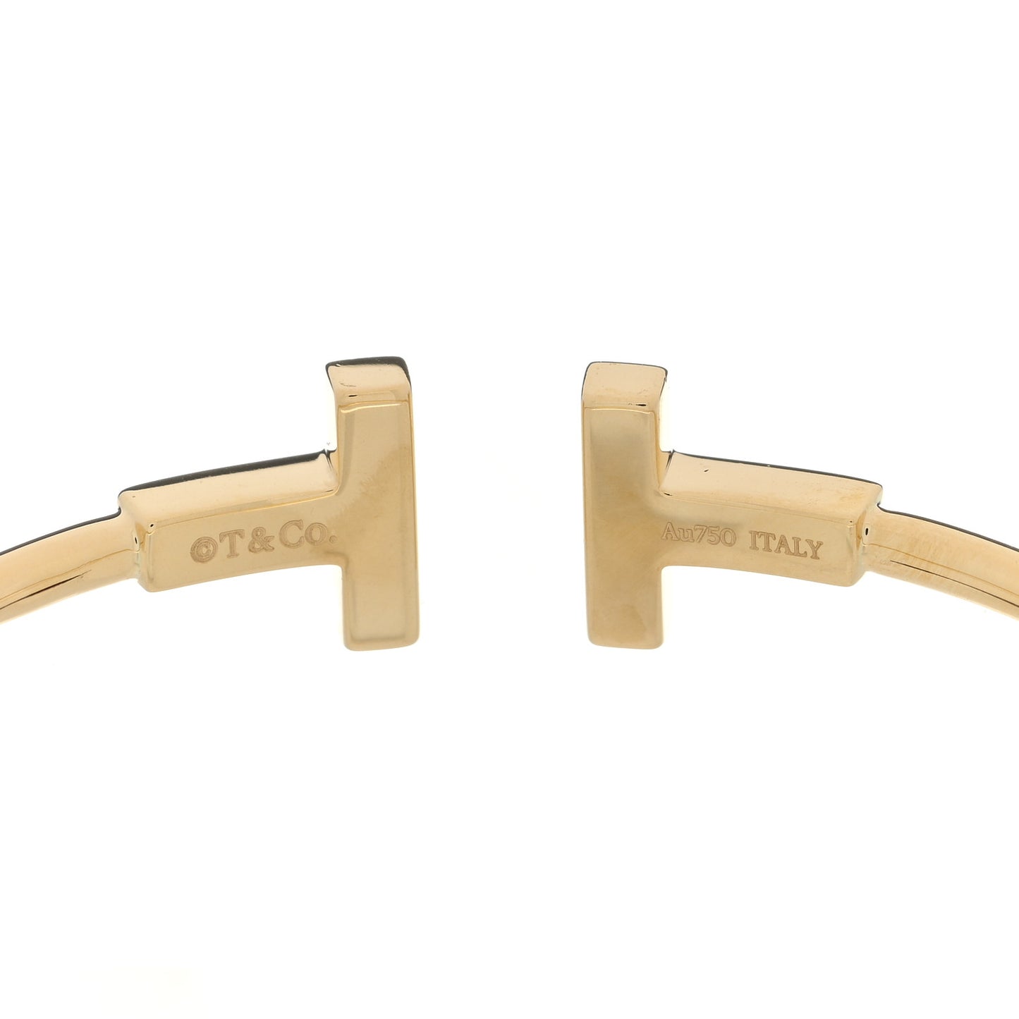 18K Yellow Gold Black Onyx T Wire Bracelet