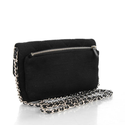 Chanel Jersey Quilted Extra Mini Flap Black 3 of 7