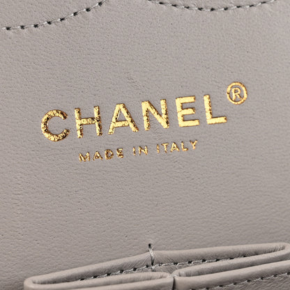 Chanel Caviar Quilted Jumbo Double Flap Grey 6 of 10