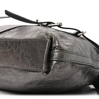 Givenchy Metallic Calfskin Medium Voyou Bag Silver 10 of 10