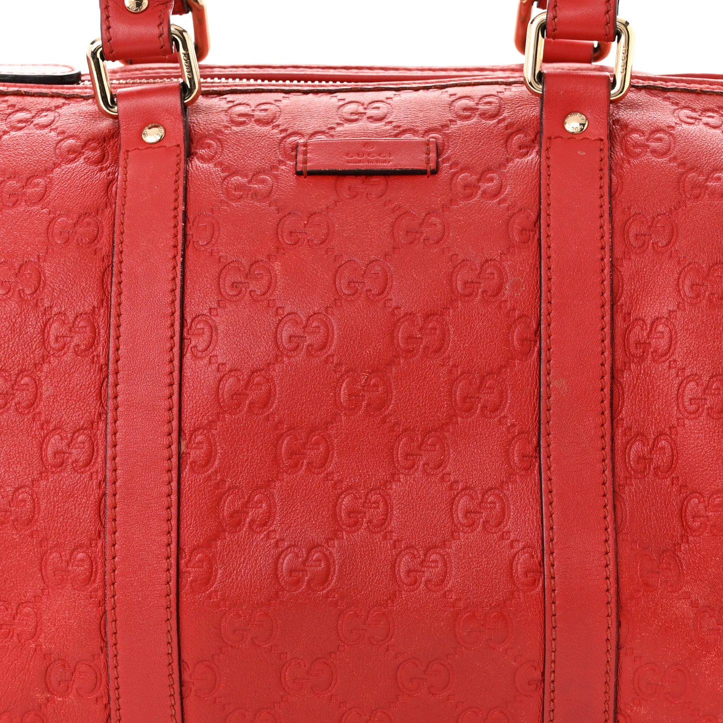 Guccissima Vitello Tender Medium Joy Boston Sporting Red