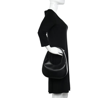 Stella McCartney Eco Alter Nappa Perforated Logo Small Hobo Black 2 of 12