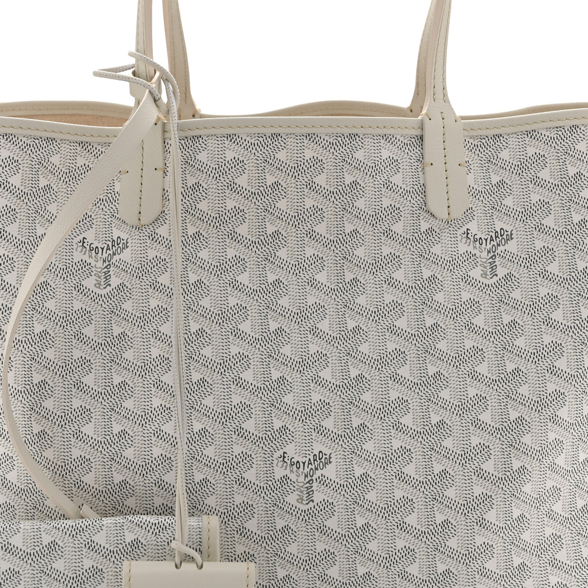 Goyard Goyardine Saint Louis PM White 9 of 11