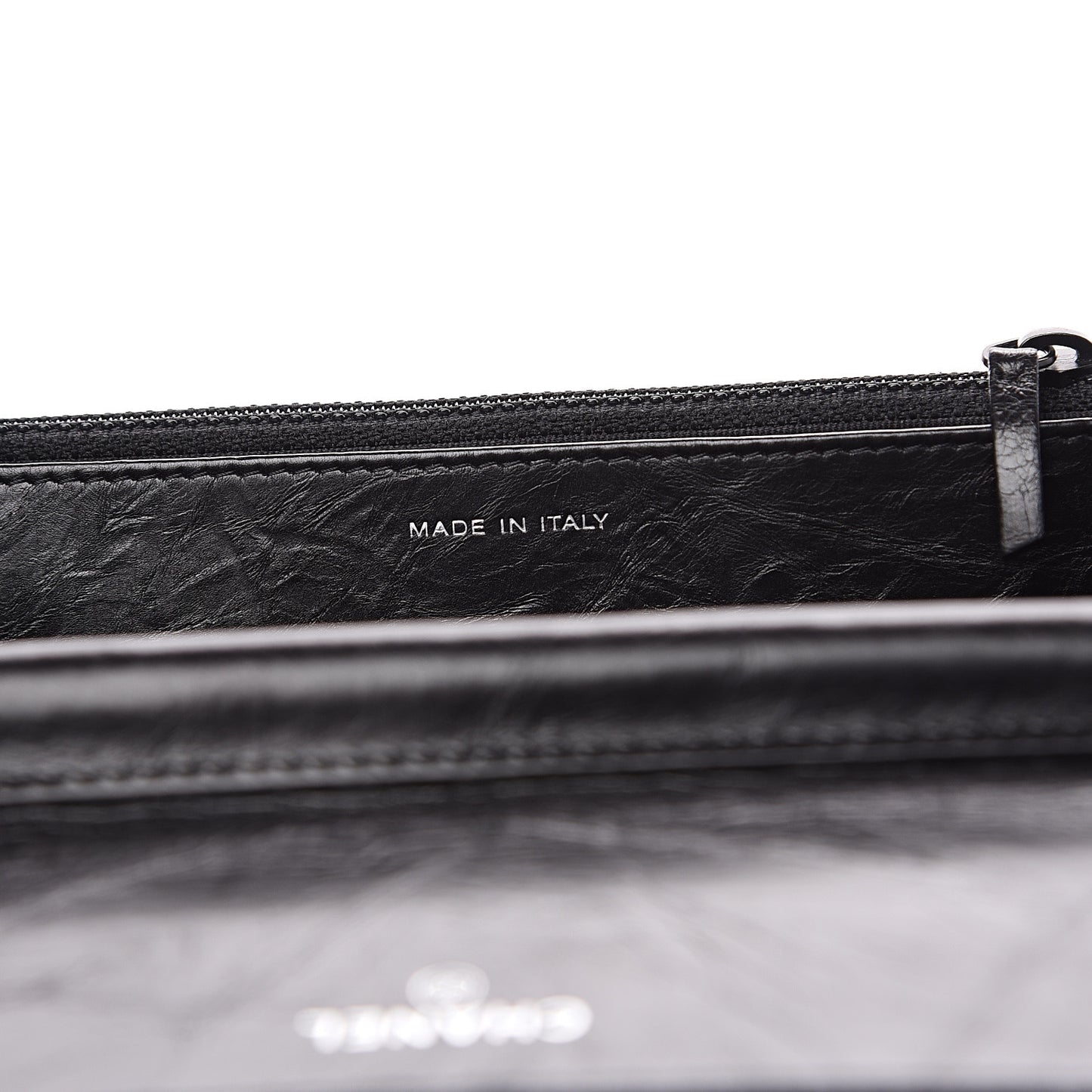 Aged Calfskin Quilted Reissue Wallet On Chain WOC So Black